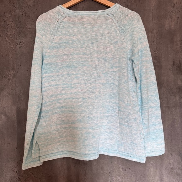 Lilly Pulitzer Blue Crew Neck Sweater with Playful Design - Picture 3 of 14